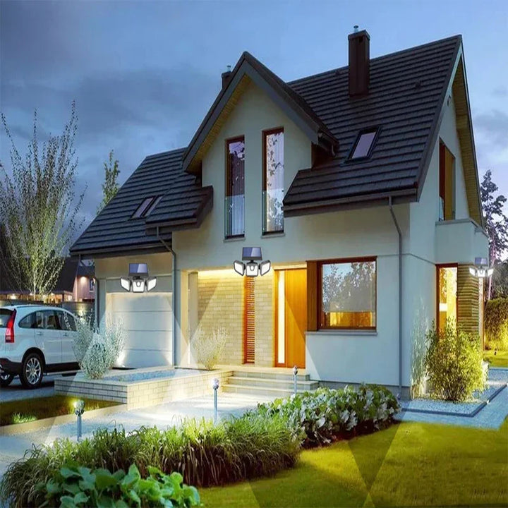 Power Save Motion Activated Outdoor Solar Lamp | Stornfield