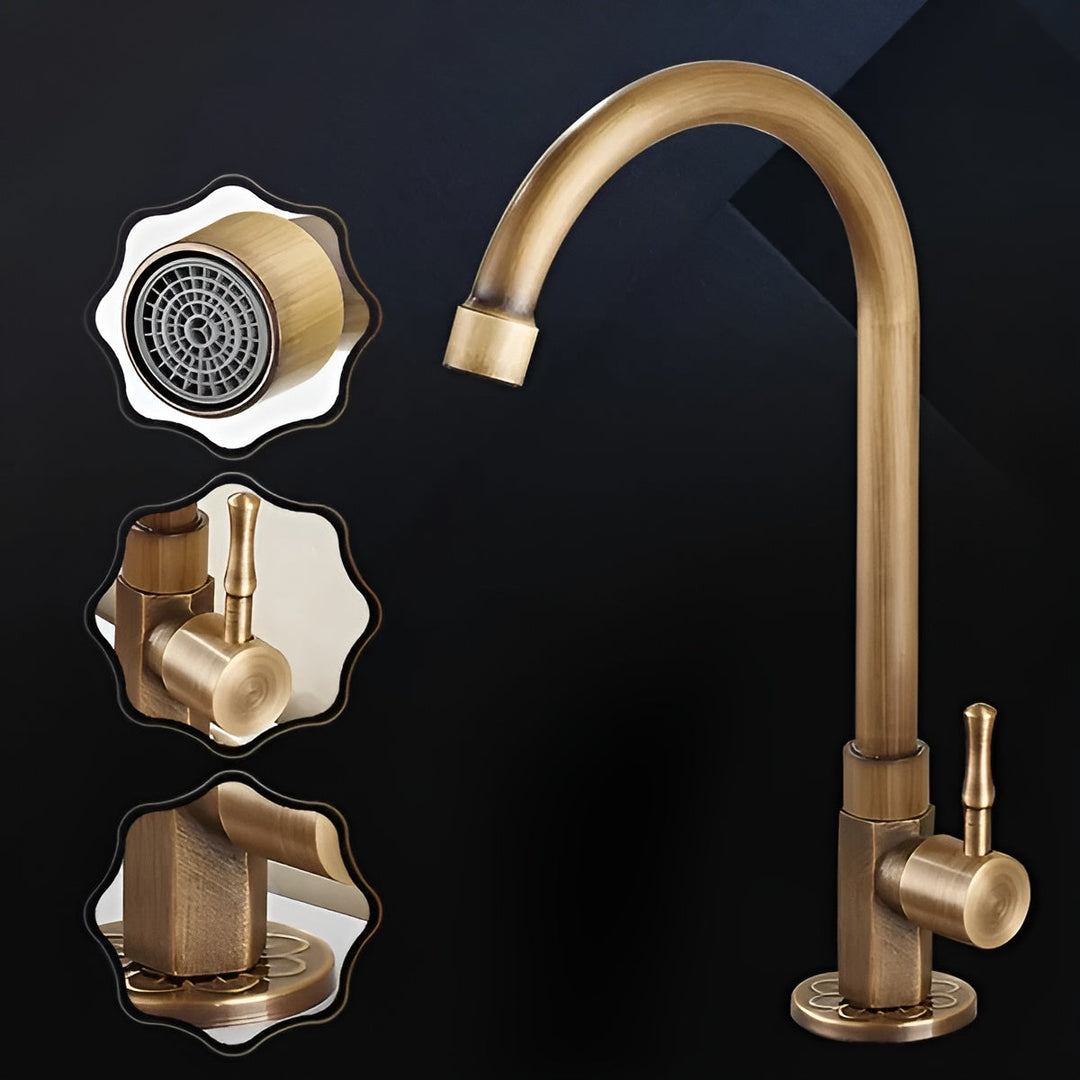 Brass kitchen faucet – DuraStornfielde and Stylish | Perfect for sink and countertop | Stornfield
