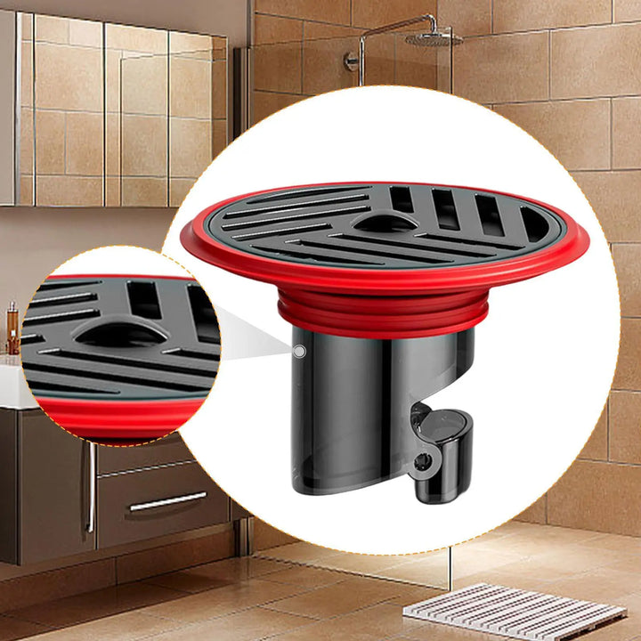 AquaShield Compact Floor Drain – Stainless Steel & Silicone Backflow Protection for Bathroom, Shower & Kitchen Stornfield