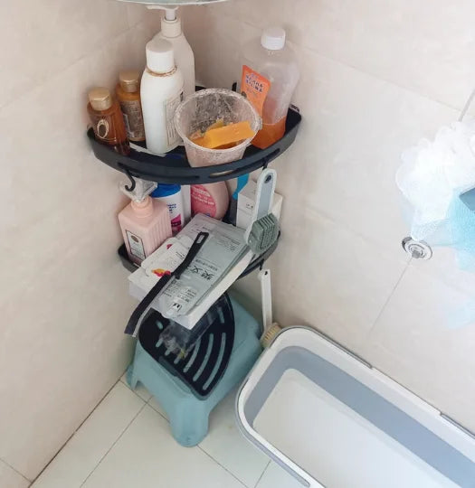 AQUAFIX Self-Adhesive Shower Organizer – Strongly adhesive, drill-free & waterproof Stornfield