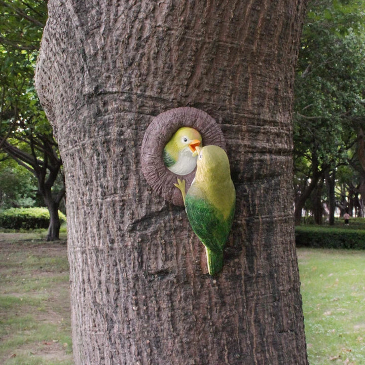 Lovebirds Tree Hug Wall Hanging Decor | Stornfield