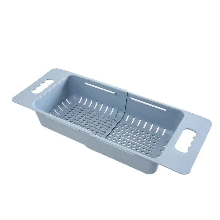FlexDrain Draining Basket Kitchen – Adjustable Sink Organizer | Auto Drain & Fruit Vegetable Dryer | Space-saving Kitchen Accessory | Stornfield