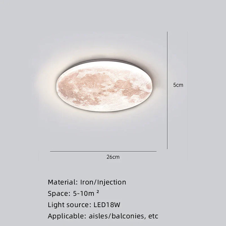 Moon Surface Artistic Modern Ceiling Lamp | Stornfield