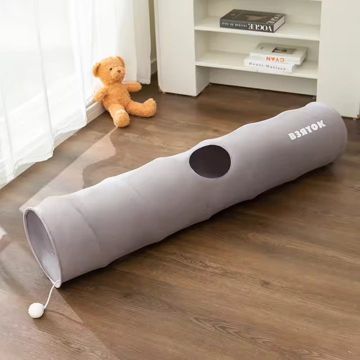 Stornfield Collapsible Cat Tunnel for Indoor Cats to Play and Hide