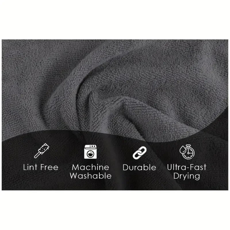 CleanPro 5 Piece Microfiber Cleaning Cloth Set Stornfield
