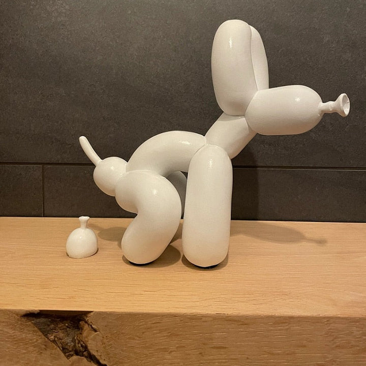 Stornfield | Balloon Dog Sculpture, Balloon Art Statue, Miniature Collectible Figurine, Home Decor, Resin Figurine, Desk Accessories, Room Decor