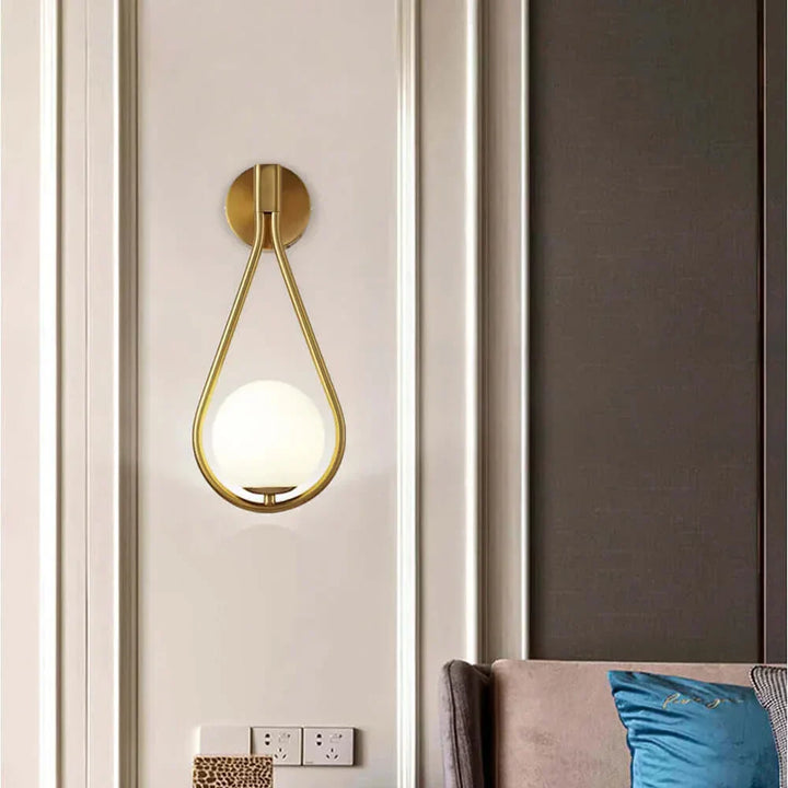 Stornfield | Luxury Glass Hanging Ball Wall Sconce
