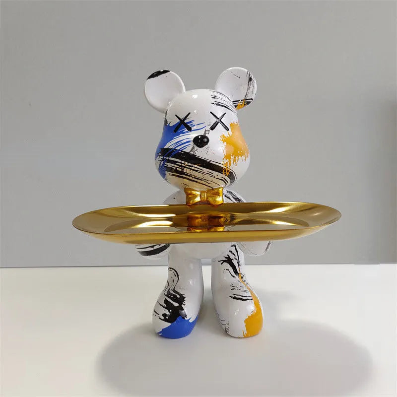 Stornfield | Bear Statue with Tray