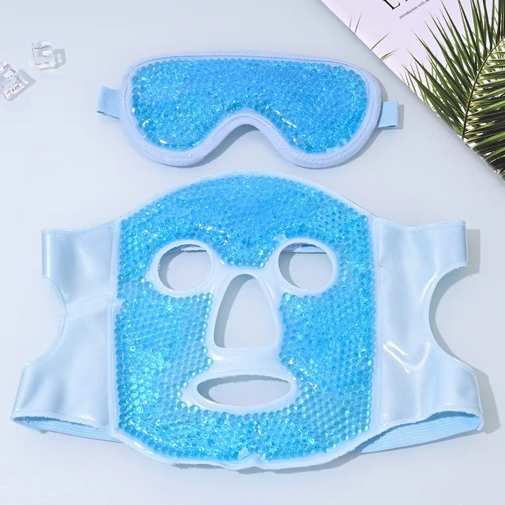 Stornfield | Cold and Hot Therapy Full Face Gel Bead Mask with Eye Compress