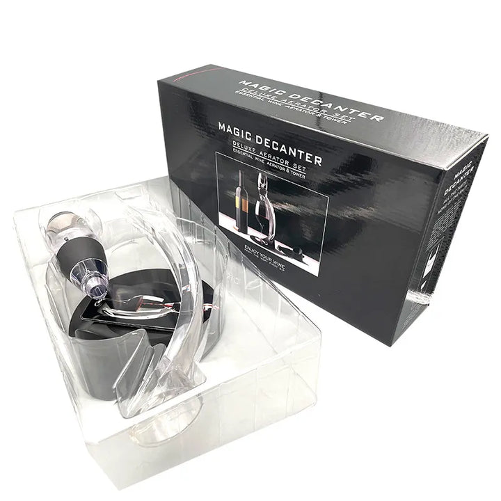 Stornfield | Wine aerator, decanter, pourer, set with filters, air purifier, stand diffuser, air aerator, sieve, aerator, wine for the dining room bar