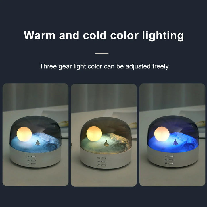 3D Mysterious Moon LED Night Light Speaker | Stornfield
