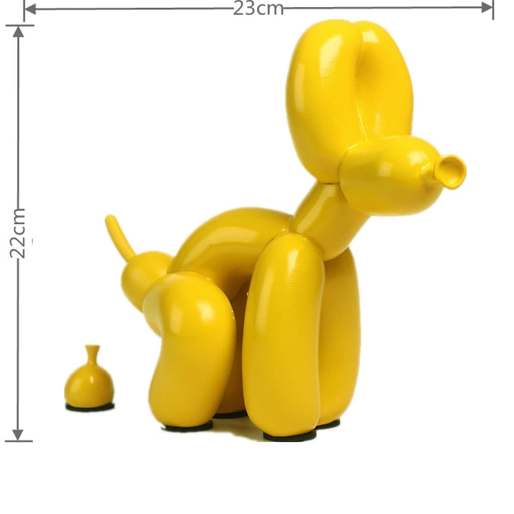 Stornfield | Balloon Dog Sculpture, Balloon Art Statue, Mini Collectible Figurine, Home Decor, Resin Figurine, Office Accessories, Room Decoration