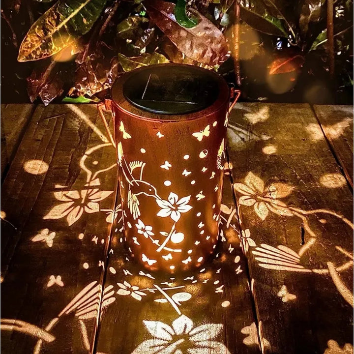 Lanterne Solaire Colibri Creuse Lumineuse