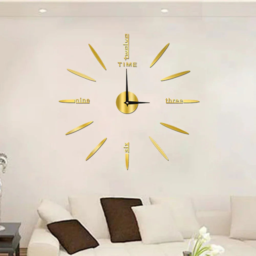 Stornfield | New large unique style acrylic wall clock