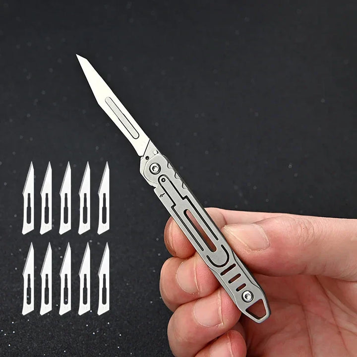 Replaceable Blades Foldable EDC Knife | Stornfield