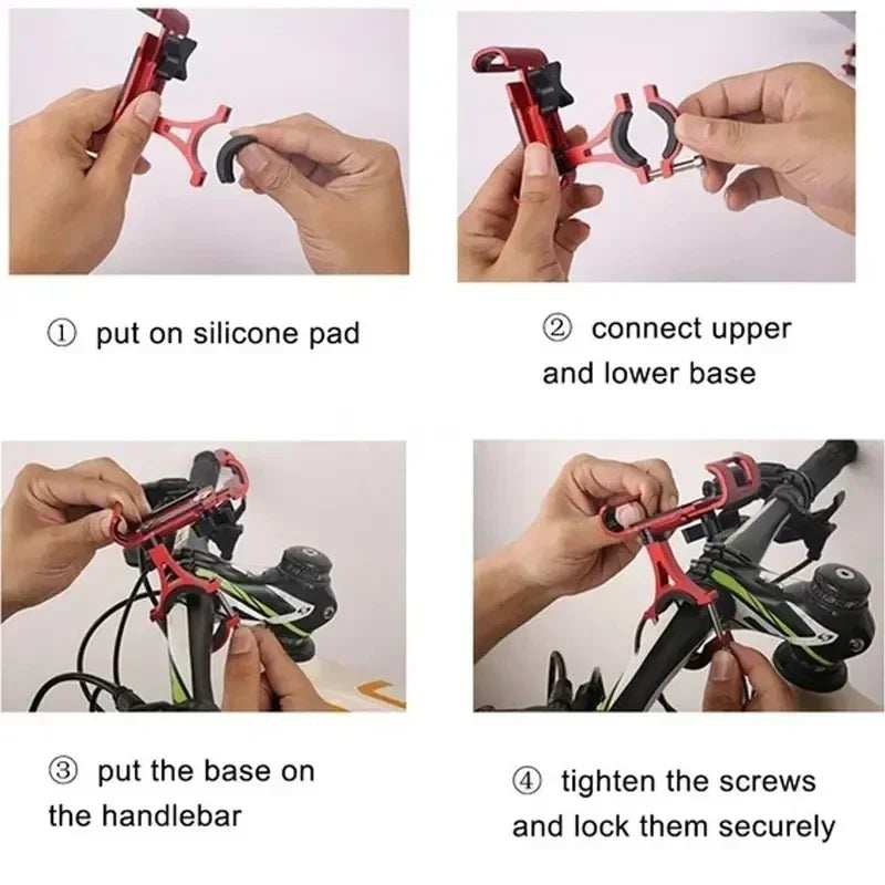 Motorcycle phone holder | Optional 360° rotatable | Stornfield