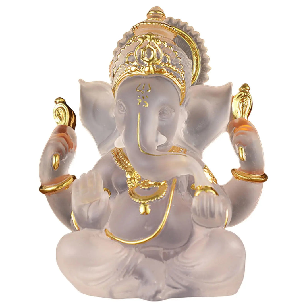 Stornfield | Rare Colored Semi-Transparent Ganesh Statues for Luck in Your Home