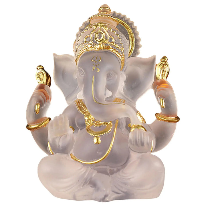 Stornfield | Rare Colored Semi-Transparent Ganesh Statues for Luck in Your Home