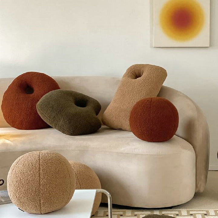 Pebble Fluffy Cushions | Stornfield