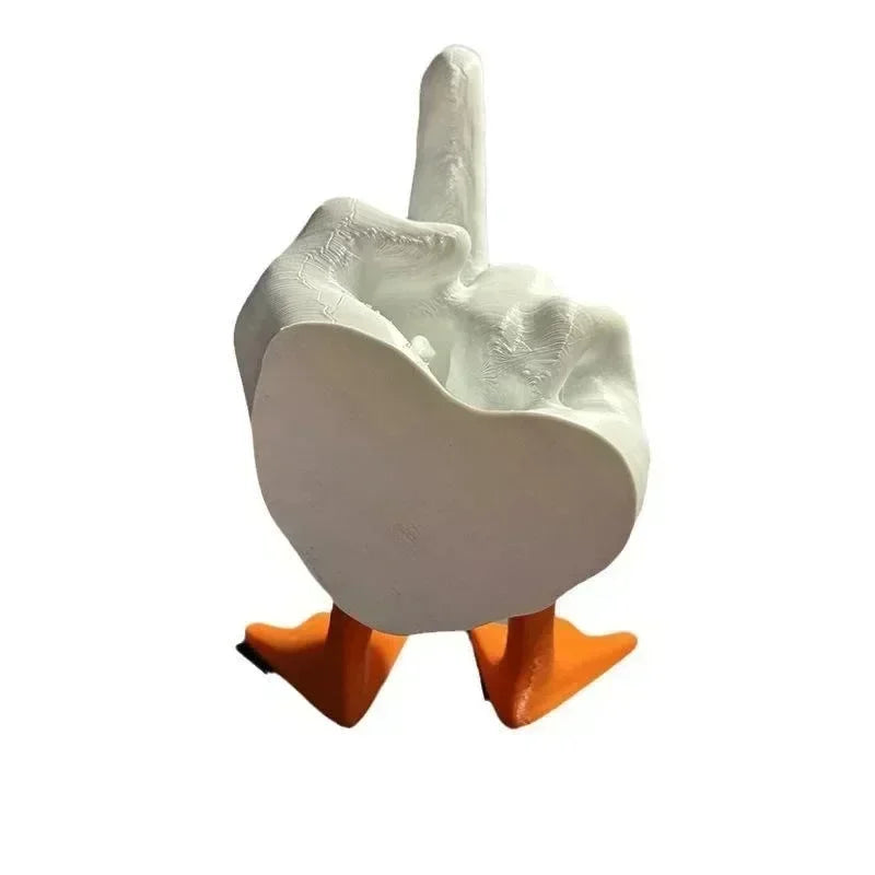 Middle Finger Resin Duck Decor | Stornfield