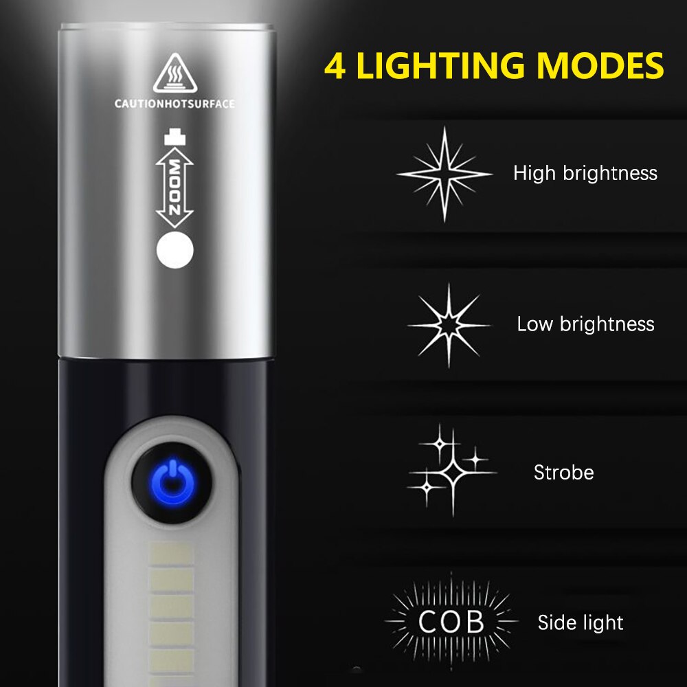 Zoom Ultra-Bright Pocket Led Outdoor Flashlight | Stornfield