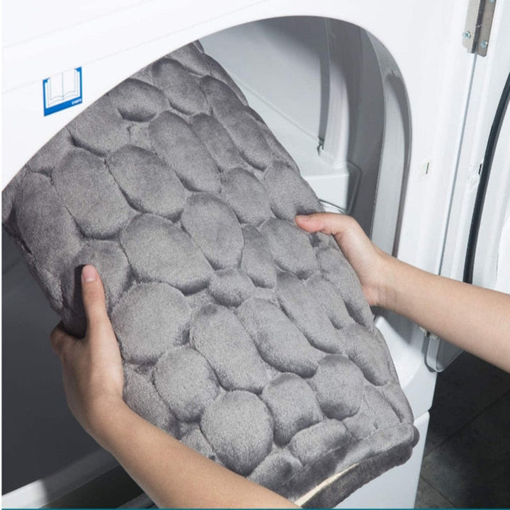 Embossed Non-slip Bathmat with Memory Foam Comfort | Stornfield