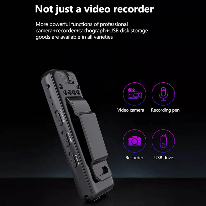 Pocket Spy Mini Clip-On Video Recorder Camera | Stonrfield