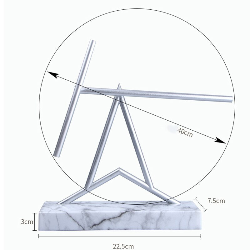 Infinite Loop Magnetic Pendulum Desktop Decor | Stornfield