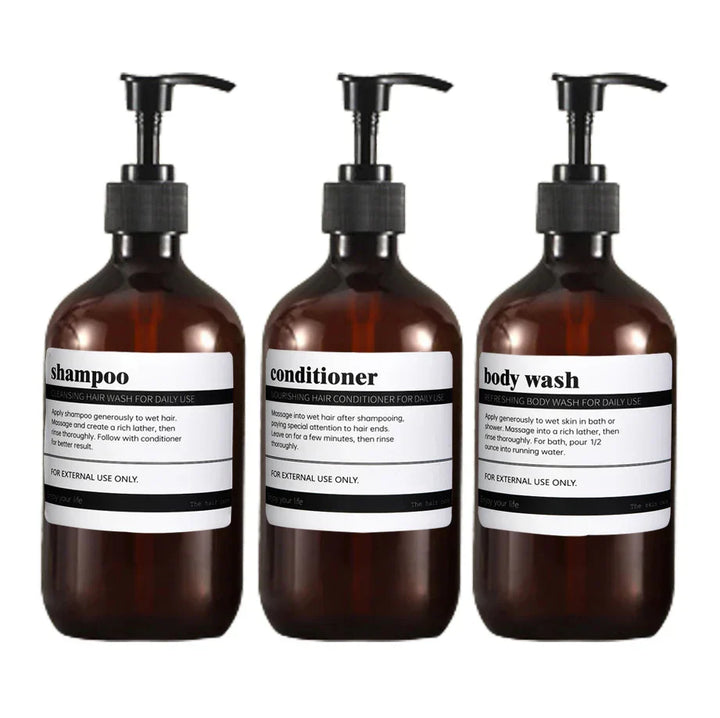 AmberLux 3-piece refillable dispenser set Stornfield