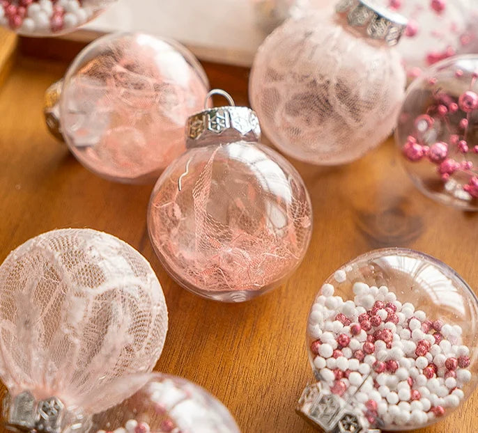 Transparent hollow ball Christmas tree decoration | Stornfield