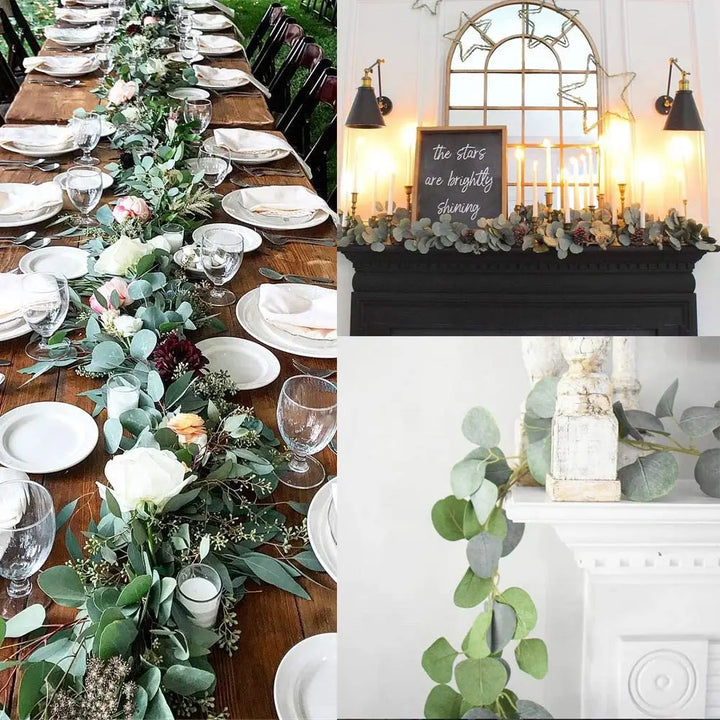 Stornfield | Garland - EucaGreen - Artificial Eucalyptus - Set of 2