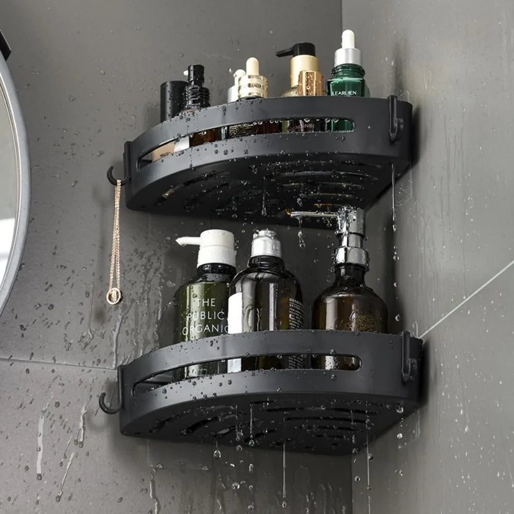AQUAFIX Self-Adhesive Shower Organizer – Strongly adhesive, drill-free & waterproof Stornfield