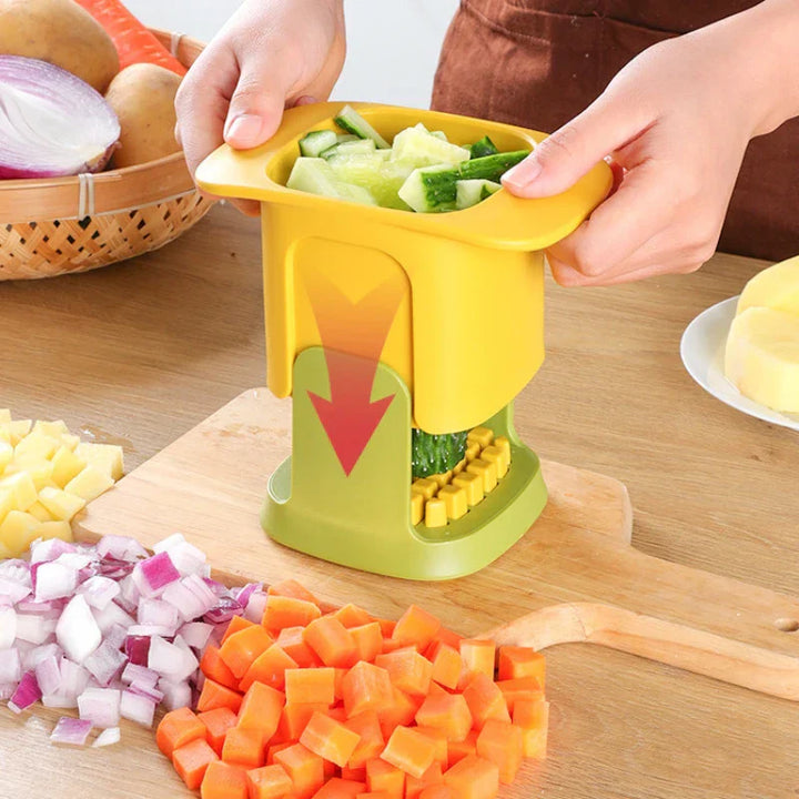 ChopMaster – Multifunctional Vegetable Cutter & French Fry Cutter with Hand Pressure Mechanism | Stornfield