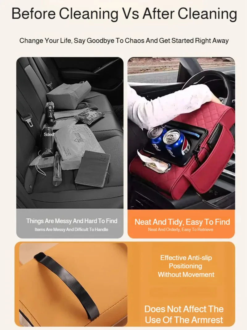 Car Armrest Organizer 5-in-1 | Stornfield