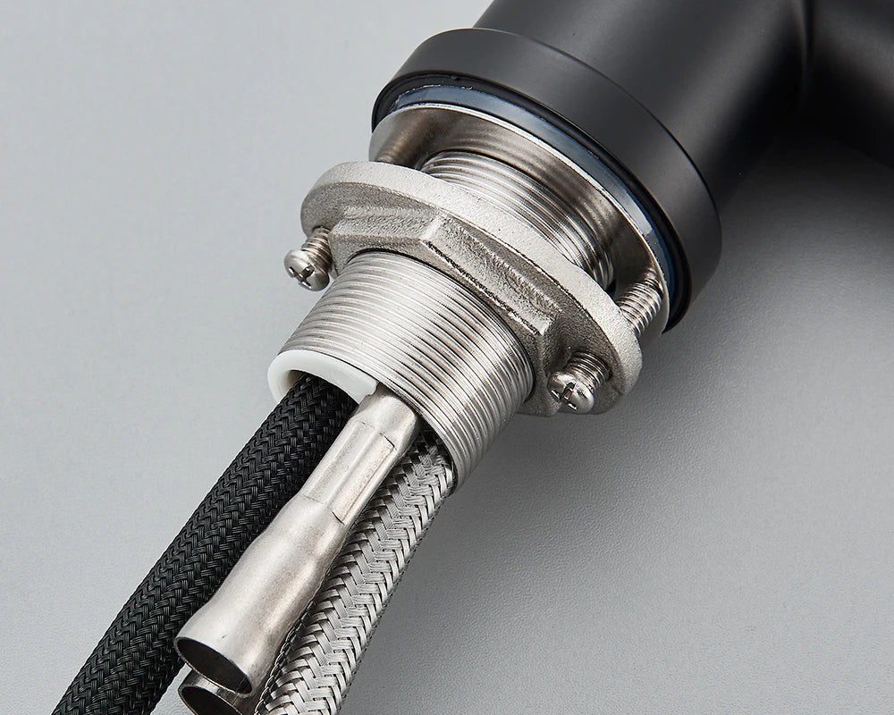 FlexiJet Black extendable kitchen faucet Stornfield