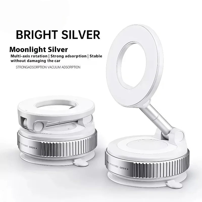 Magnetic Phone Holder | With Vacuum Suction Cup | 360° Adjustable | Stornfield