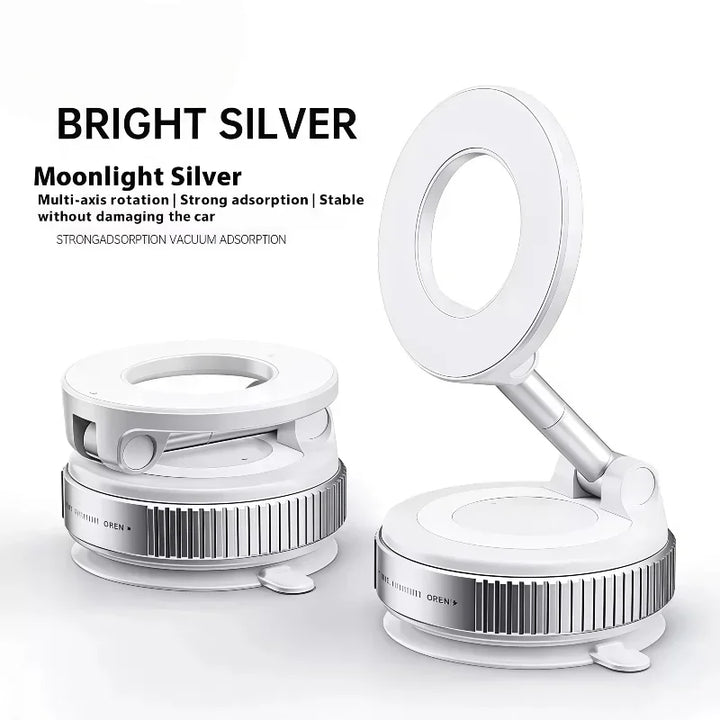 Magnetic Phone Holder | With Vacuum Suction Cup | 360° Adjustable | Stornfield