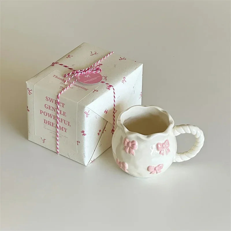 Band-embellished ceramic mug – Handmade elegance for coffee and tea lovers | Stornfield