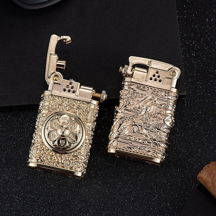 Dragon Wings Brass Kerosene Lighter | Stornfield