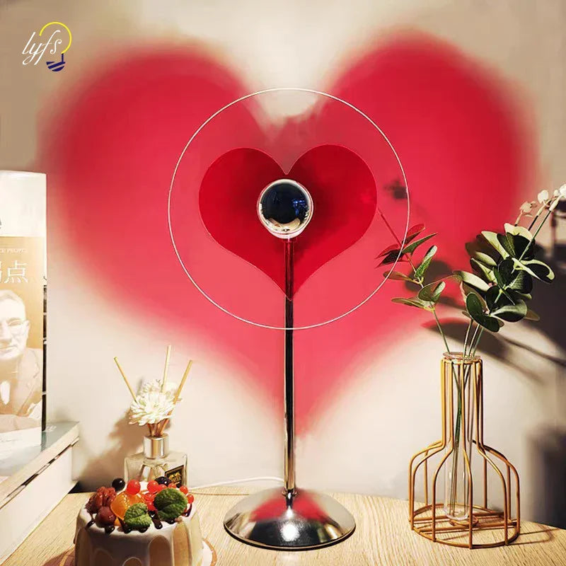 Romantic LED projection lamp – mood light for a romantic atmosphere | Stornfield