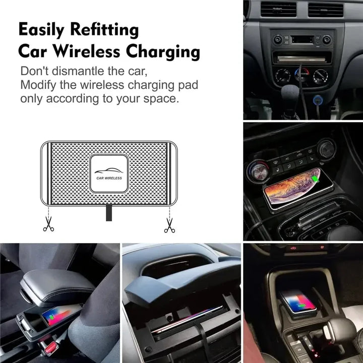 Stornfield | Voltigo Wireless Charging Pad | 15W Fast Charger | Non-Slip & Ultra-Slim | Compatible with iPhone & Samsung