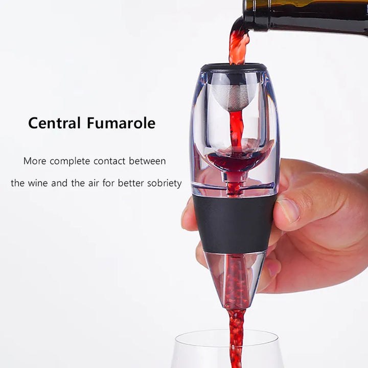 Stornfield | Wine aerator, decanter, pourer, set with filters, air purifier, stand diffuser, air aerator, sieve, aerator, wine for the dining room bar