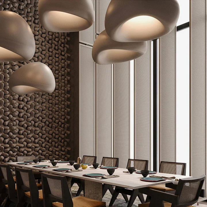 Stornfield | ZenGlow Wabi Sabi Pendant Light | Minimalist Design | Elegant Hanging Light for Living Room & Dining Room