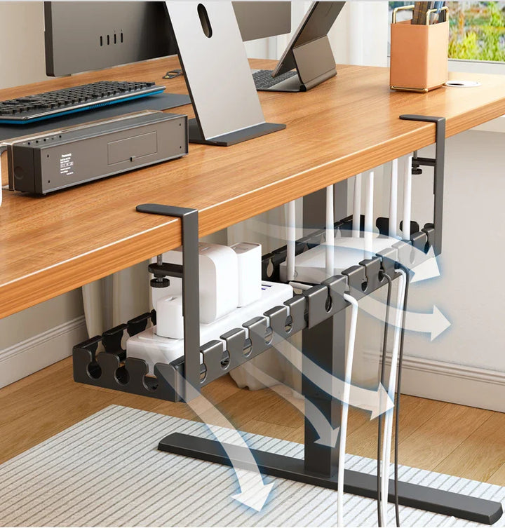 Cable channel under the desk | Stornfield