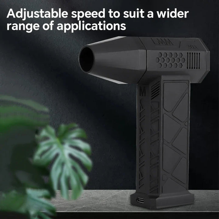 High-Speed Turbofan | Violent Fan with High Air Volume | Brushless Charging Handheld Outdoor Car Fan | Stornfield