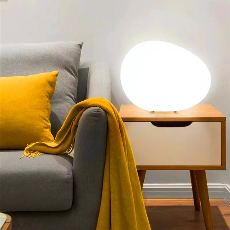 Cobblestone White Lamp Stornfield