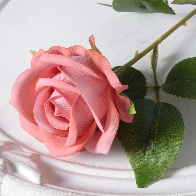 Stornfield | 20 Pieces Realistic Velvet Silk Rose Bouquet