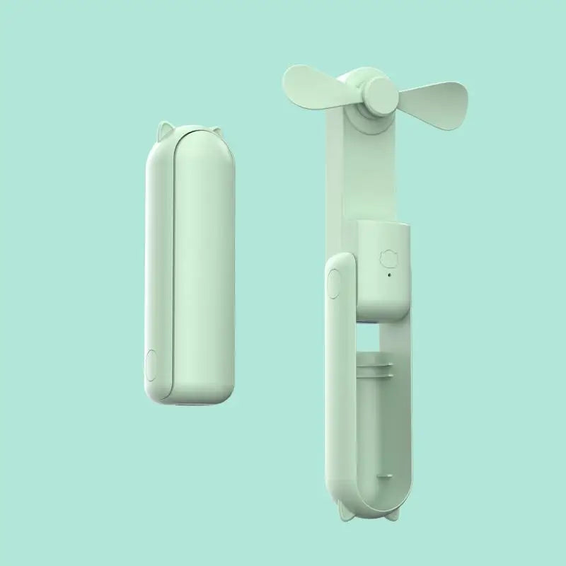 New Handheld Portable Mini Fan - Creative, Three-Speed Adjustable, Solid Color, USB Rechargeable Small Fan | Stornfield