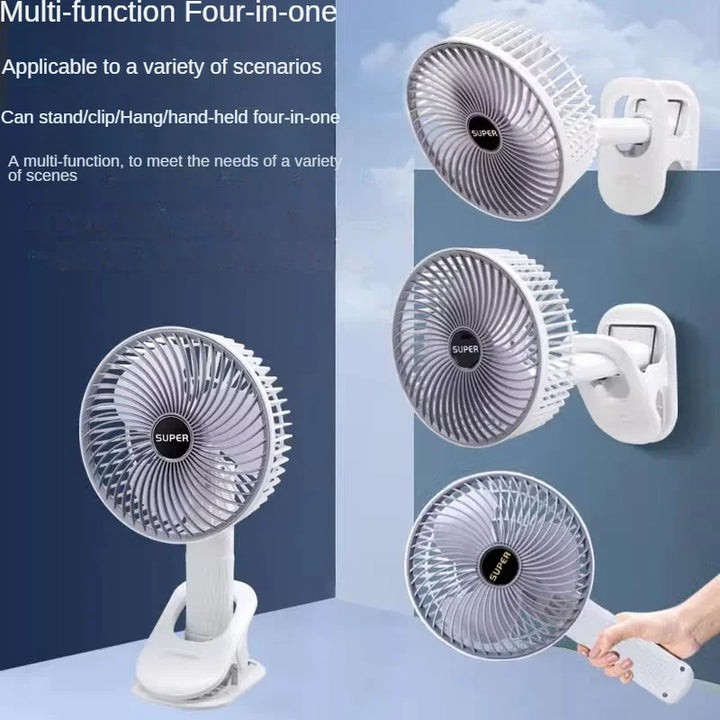 Clip-on Portable Compact USB Rechargeable Cooling Fan | Stornfield