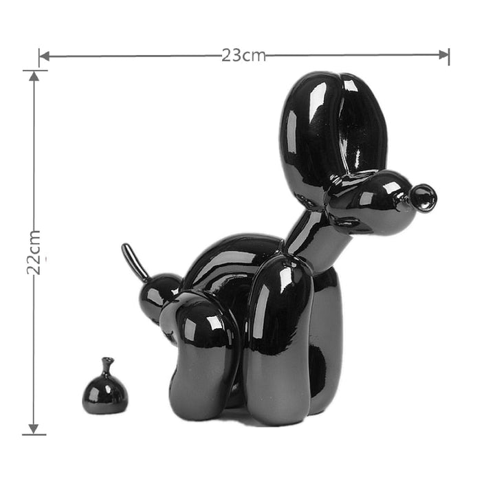Stornfield | Balloon Dog Sculpture, Balloon Art Statue, Mini Collectible Figurine, Home Decor, Resin Figurine, Office Accessories, Room Decoration